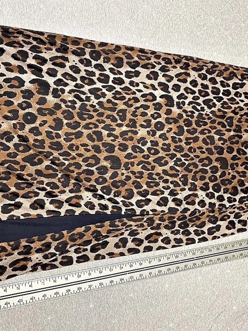 Blue Blush Leopard Mesh Maxi Skirt Large High Slit Sheer Size L